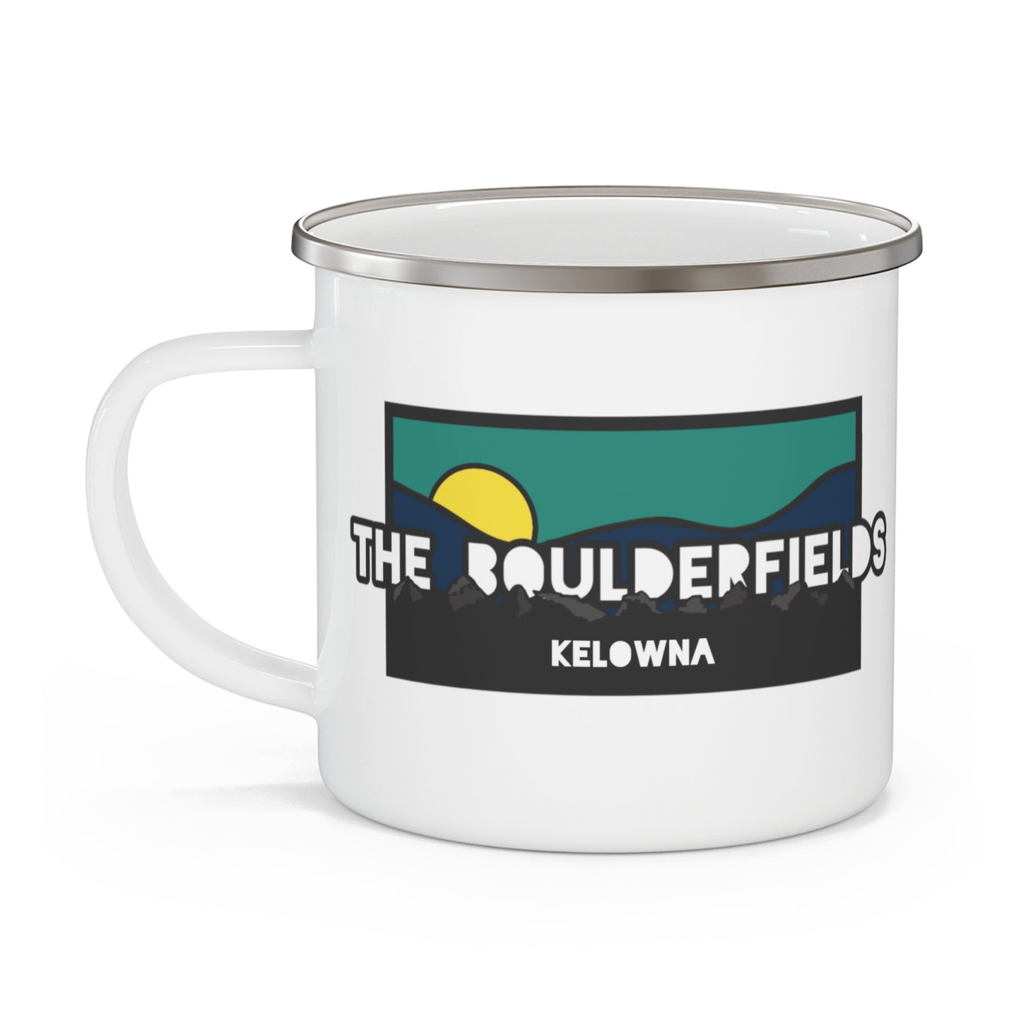 The Boulderfields Enamel Camping Mug