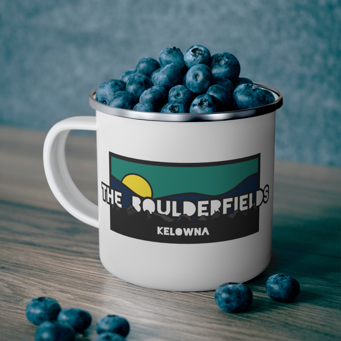 The Boulderfields Enamel Camping Mug